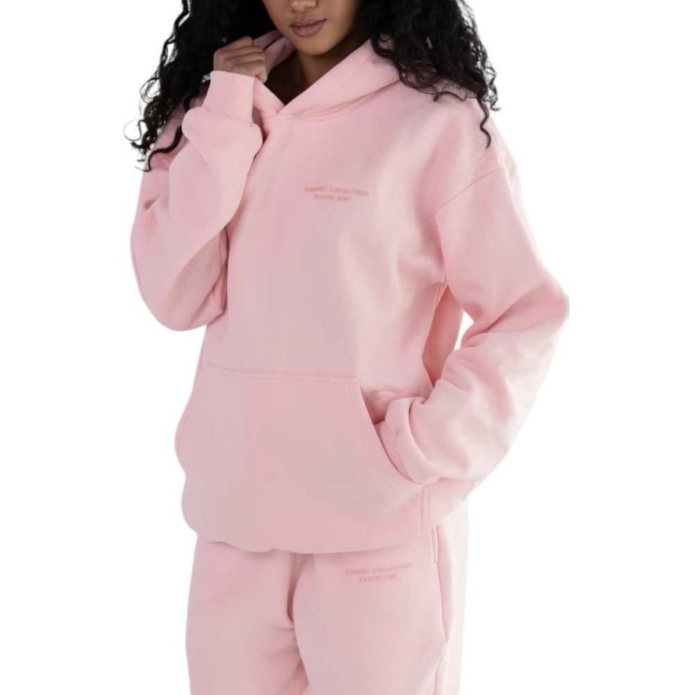 NWT COMFRT Pastel Bubblegum Pink Hoodie Kid’s Size Extra Large (Women’s XS)